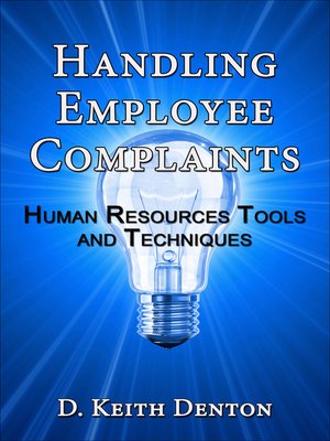 cover image of Handling Employee Complaints